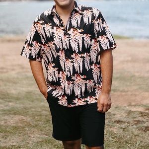 Lexbreezy Men’s Aloha Shirt